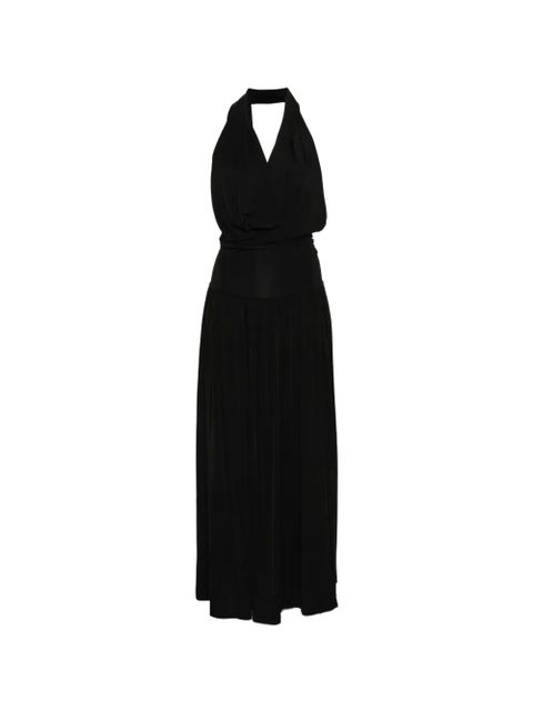 Aya Muse halterneck maxi dress - Black - zdjęcie produktu nr 1