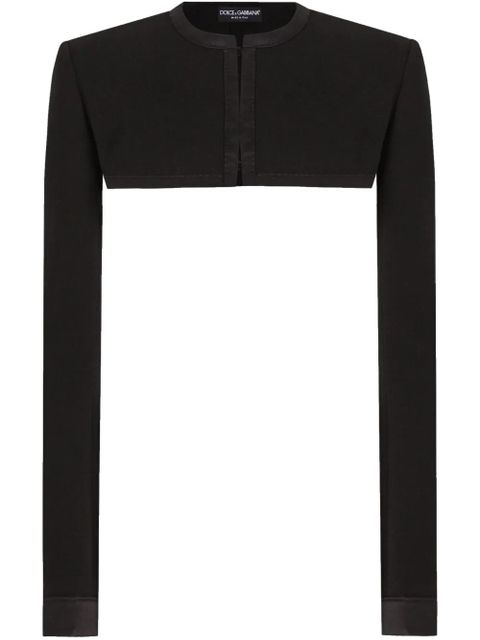 Dolce & Gabbana cropped jacket - Black - zdjęcie produktu nr 1
