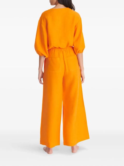 ERES Select wide-leg trousers - Orange