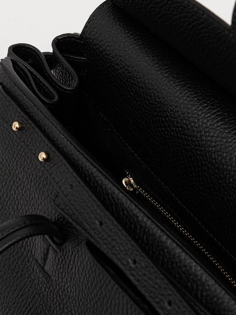 Liviana Conti torebka skórzana kolor czarny A5WA52