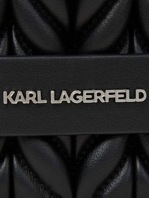 Karl Lagerfeld torebka K/WEAVE kolor czarny A4W30074 - zdjęcie produktu nr 2