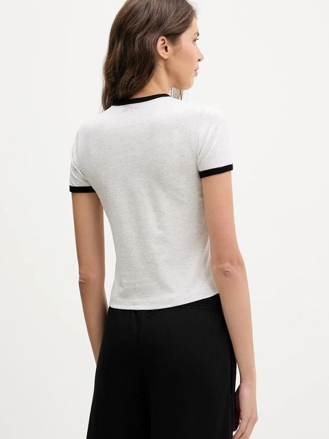 Guess Jeans t-shirt damski kolor szary W6RI16 J1314