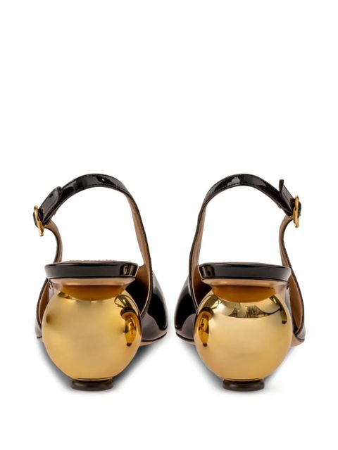 Ferragamo 55mm spherical-heel pumps - Black