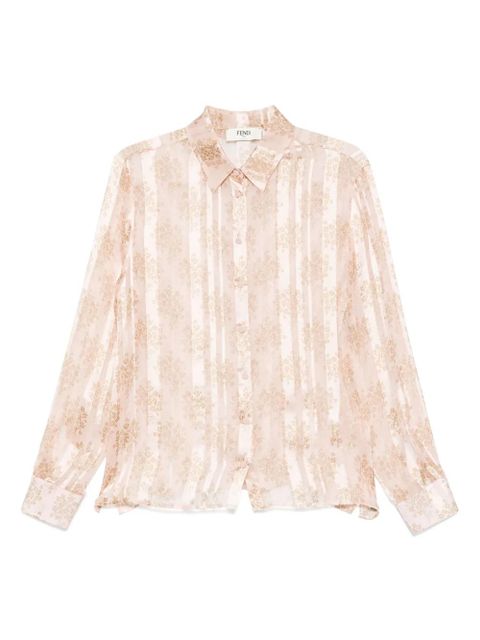 FENDI printed shirt - Pink - zdjęcie produktu nr 1