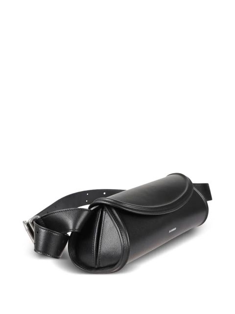 Jil Sander buckle shoulder bag - Black