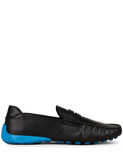Tod's Automobili Lamborghini slip-on leather driving shoes - Black - zdjęcie produktu nr 1