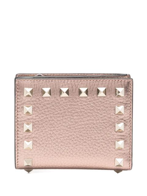 Valentino Garavani Rockstud leather wallet - Pink - zdjęcie produktu nr 1