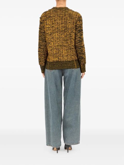 MM6 Maison Margiela chunky-knit sweater - Yellow