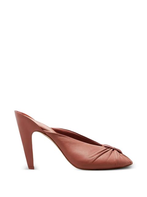 Chloé Suzie knotted peep-toe sandals - Pink - zdjęcie produktu nr 1