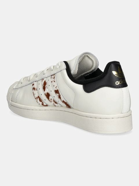 adidas Originals sneakersy skórzane Superstar II W damskie kolor beżowy JQ6473 - zdjęcie produktu nr 2