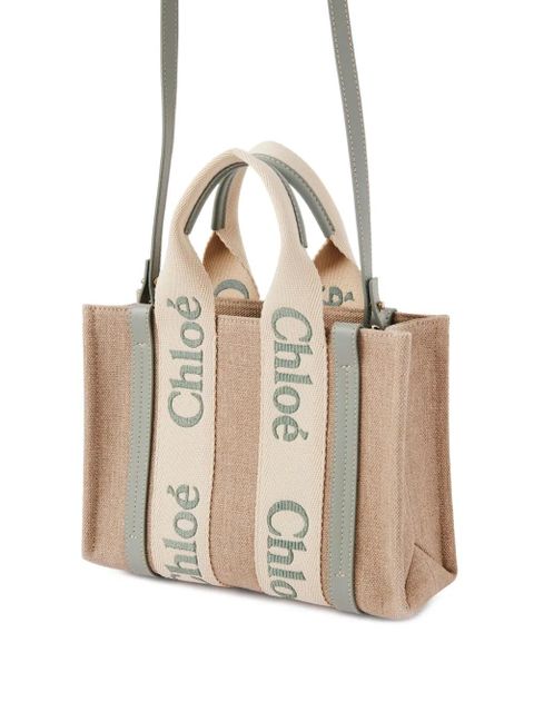 Chloé logo-detail tote bag - Neutrals