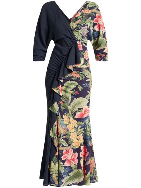 ETRO floral-print dress - Blue - zdjęcie produktu nr 1