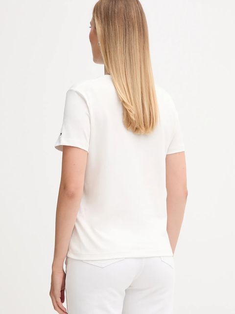Tommy Hilfiger t-shirt bawełniany damski kolor biały WW0WW46153 - zdjęcie produktu nr 2
