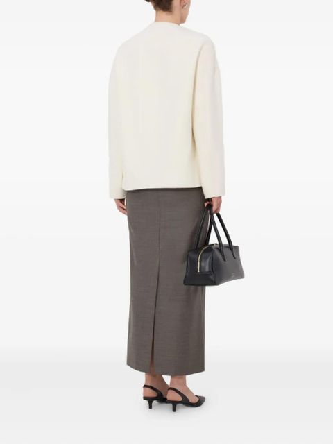 LouLou de Saison Maara asymmetric V-neck jacket - Neutrals