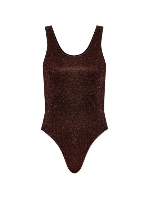 Oséree sparkle finish swimsuit - Brown - zdjęcie produktu nr 2