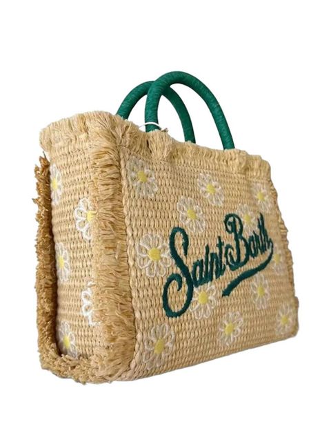 MC2 Saint Barth mini Vanity daisy-embroidered tote bag - Neutrals - zdjęcie produktu nr 2
