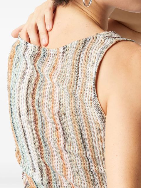 Missoni striped tank top - Neutrals