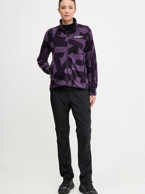 adidas TERREX bluza outdoorowa Multi damska kolor fioletowy wzorzysta JN0996 - zdjęcie produktu nr 2