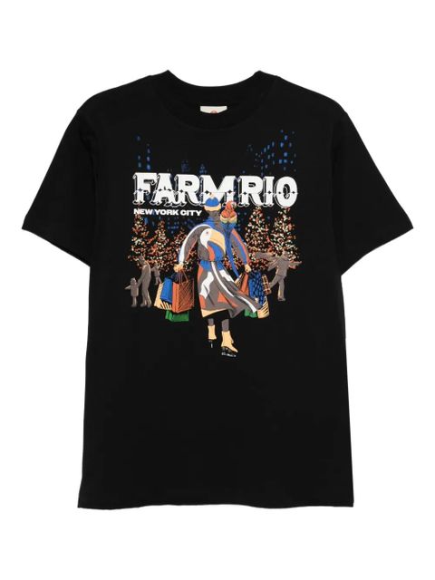 FARM Rio graphic-print T-shirt - Black - zdjęcie produktu nr 1