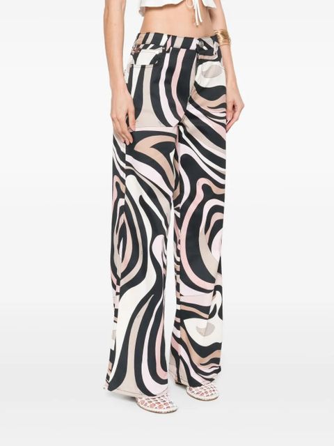 PUCCI Marmo-print straight-leg trousers - Black - zdjęcie produktu nr 2
