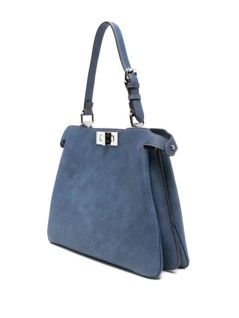 FENDI medium Peekaboo Soft top-handle bag - Blue