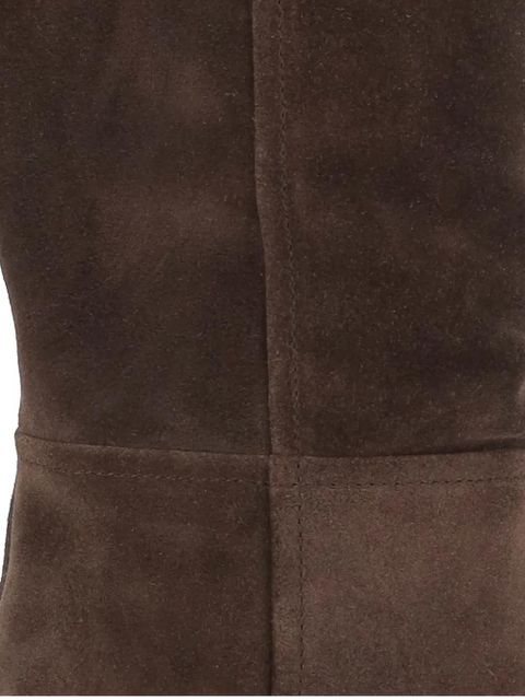 Paris Texas 100mm Lavinia suede pointed-toe knee-high boots - Brown