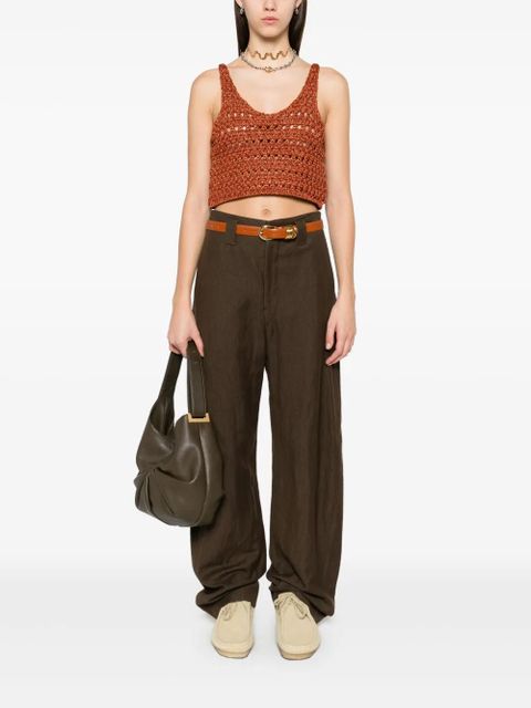 Alanui lurex tank top - Brown - zdjęcie produktu nr 2