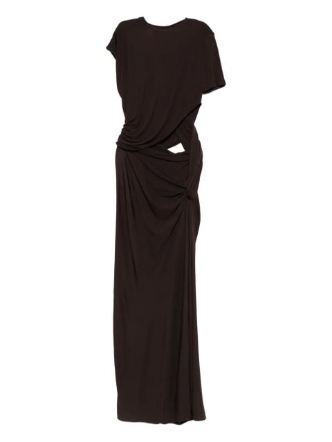 Christopher Esber twisted cut-out maxi dress - Brown - zdjęcie produktu nr 1
