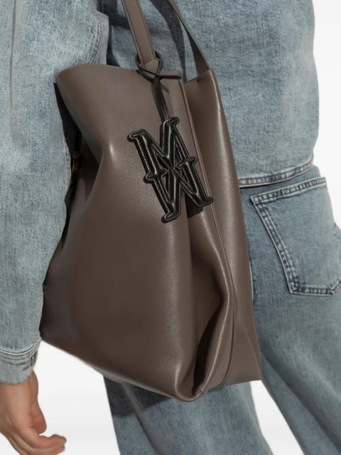 Max Mara logo bag charm - Black