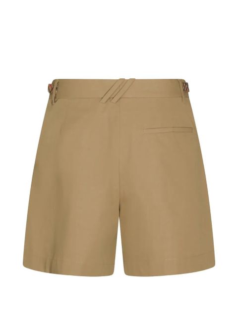Burberry pleated buckle-detail shorts - Neutrals - zdjęcie produktu nr 2