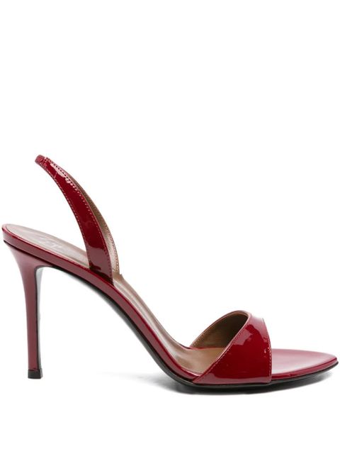 Giuseppe Zanotti 90mm slingback heeled sandals - Red - zdjęcie produktu nr 1