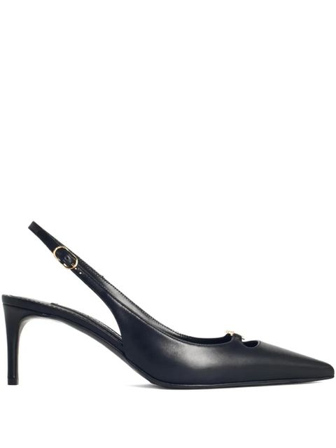 Dolce & Gabbana 70mm slingback logo pumps - Black - zdjęcie produktu nr 1