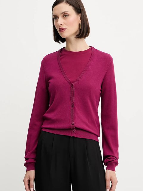 Silvian Heach kardigan LATYA damski kolor różowy lekki GPA25039CD - zdjęcie produktu nr 1