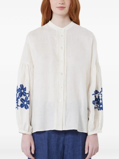 Weekend Max Mara embellished-sleeve blouse - Neutrals - zdjęcie produktu nr 1