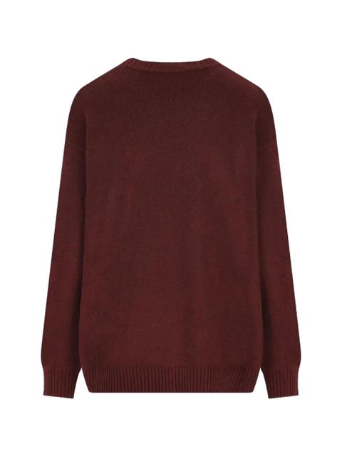 Max Mara crew-neck sweater - Red - zdjęcie produktu nr 2