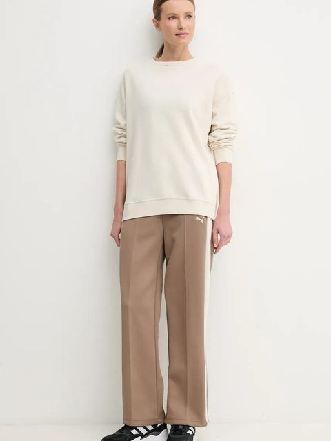 Puma bluza damska kolor beżowy gładka 685401 - zdjęcie produktu nr 2