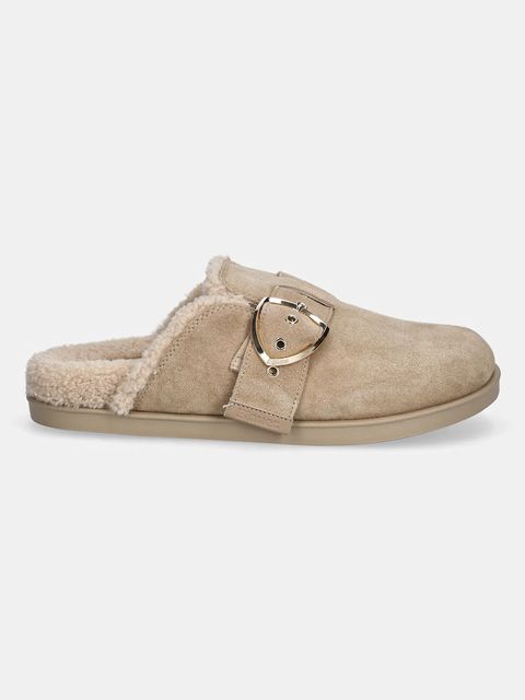 Blauer kapcie zamszowe GLADE kolor beżowy F5GLADE04/SUF