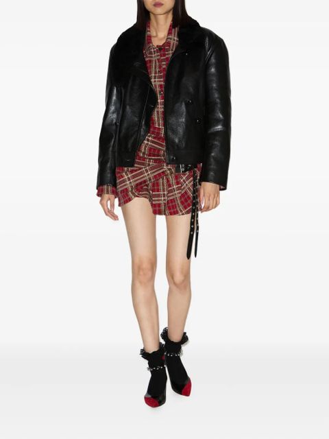 ISABEL MARANT Briyana leather jacket - Black - zdjęcie produktu nr 2