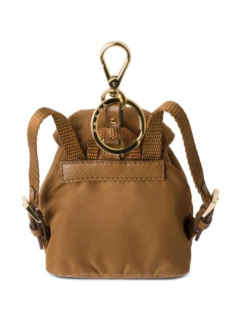 Prada mini Icon Re-Nylon bag charm - Brown - zdjęcie produktu nr 2