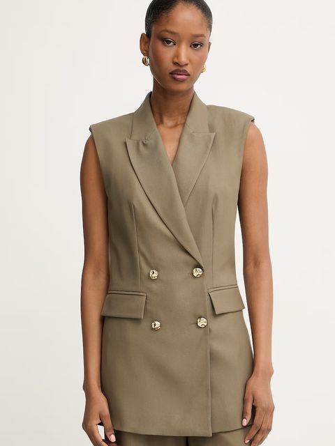 Morgan kamizelka dwurzędowa damska z wiskozą - zdjęcie produktu nr 2