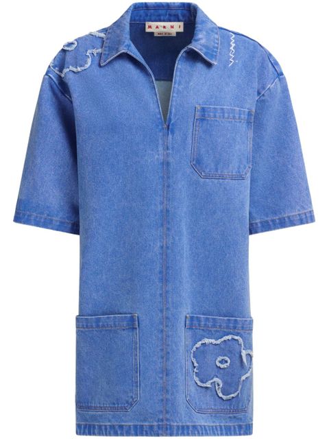 Marni denim mini dress - Blue - zdjęcie produktu nr 1
