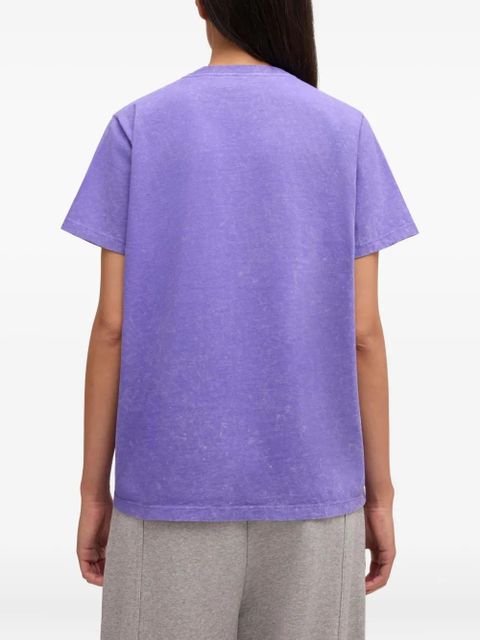 GANNI graphic-print T-shirt - Purple