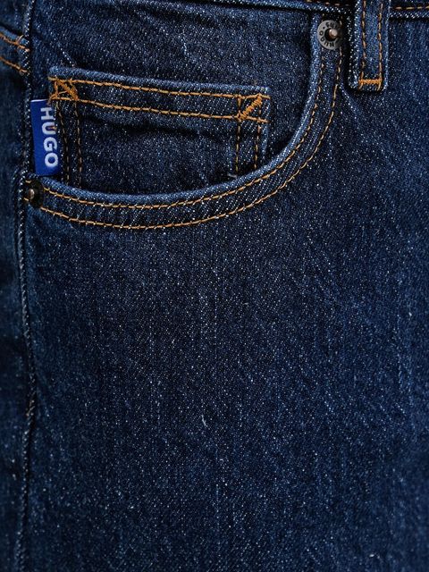 Hugo Blue jeansy damskie high waist 50547418