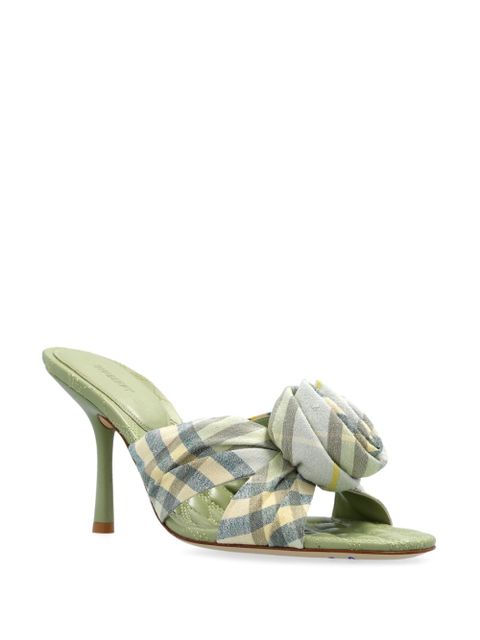 Burberry 90mm Mews Rose mules - Green - zdjęcie produktu nr 2