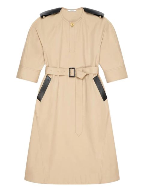 Givenchy belted cotton dress - Neutrals - zdjęcie produktu nr 1