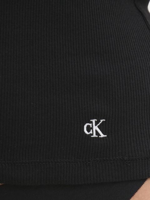 Calvin Klein Underwear top bawełniany 3-pack kolor czarny LV00QS7493