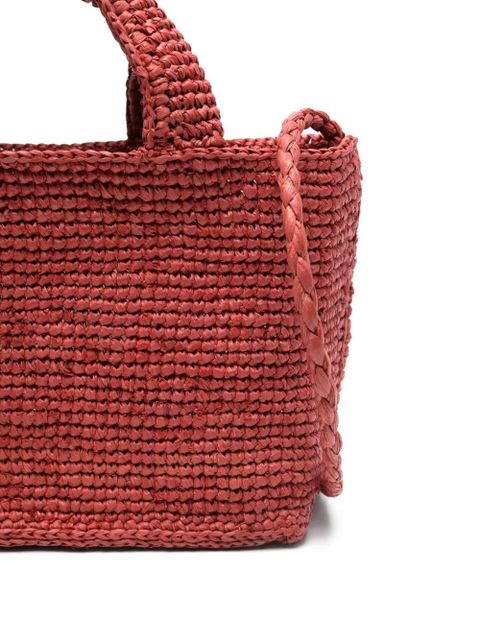 Manebi mini New Sunset tote bag - Red - zdjęcie produktu nr 2