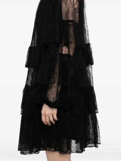 Aje mini Primrosi dress - Black