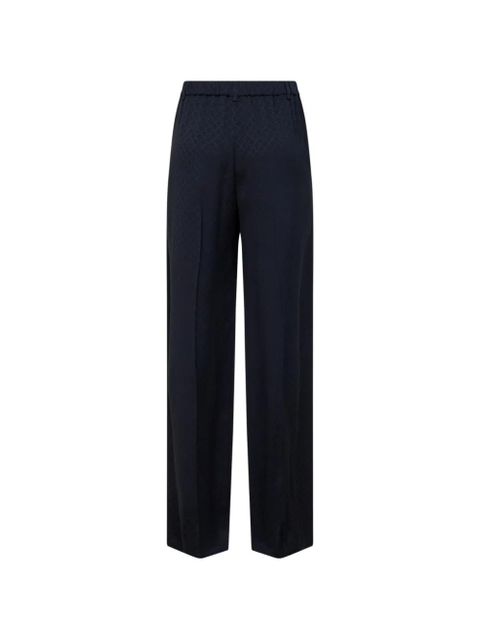 Gucci diamond-jacquard trousers - Blue - zdjęcie produktu nr 2