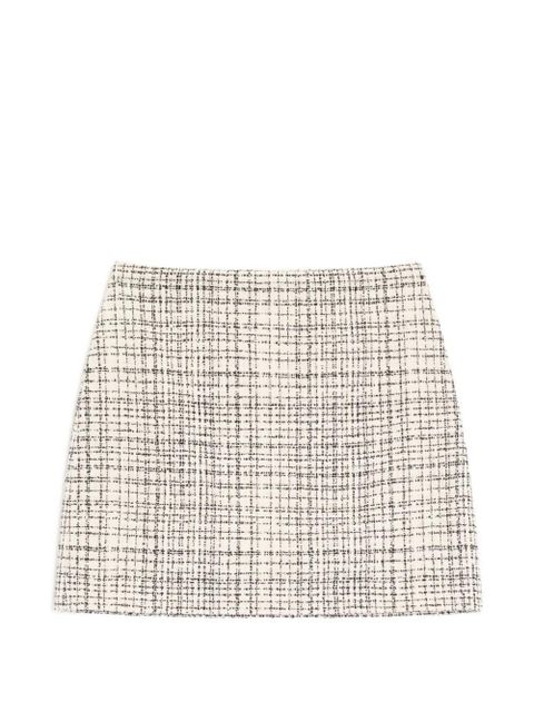 Valentino Garavani square tweed miniskirt - Neutrals - zdjęcie produktu nr 1